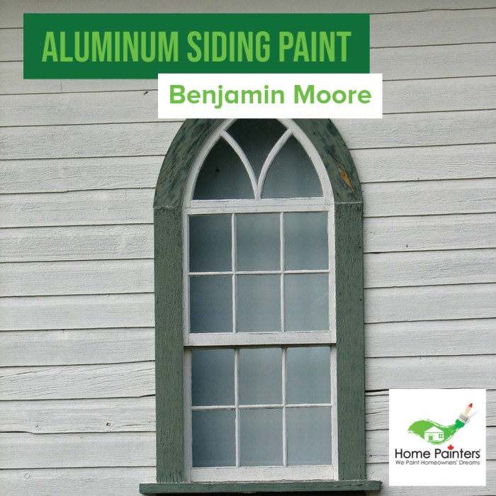 Best paint to use on aluminum siding